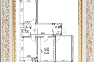 3-к квартира, 85,3 м², 4/8 эт.